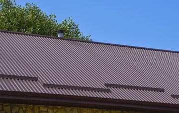 typical Baile A Mhanaich corrugated roof uses