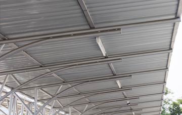 installing Baile A Mhanaich metal roofing